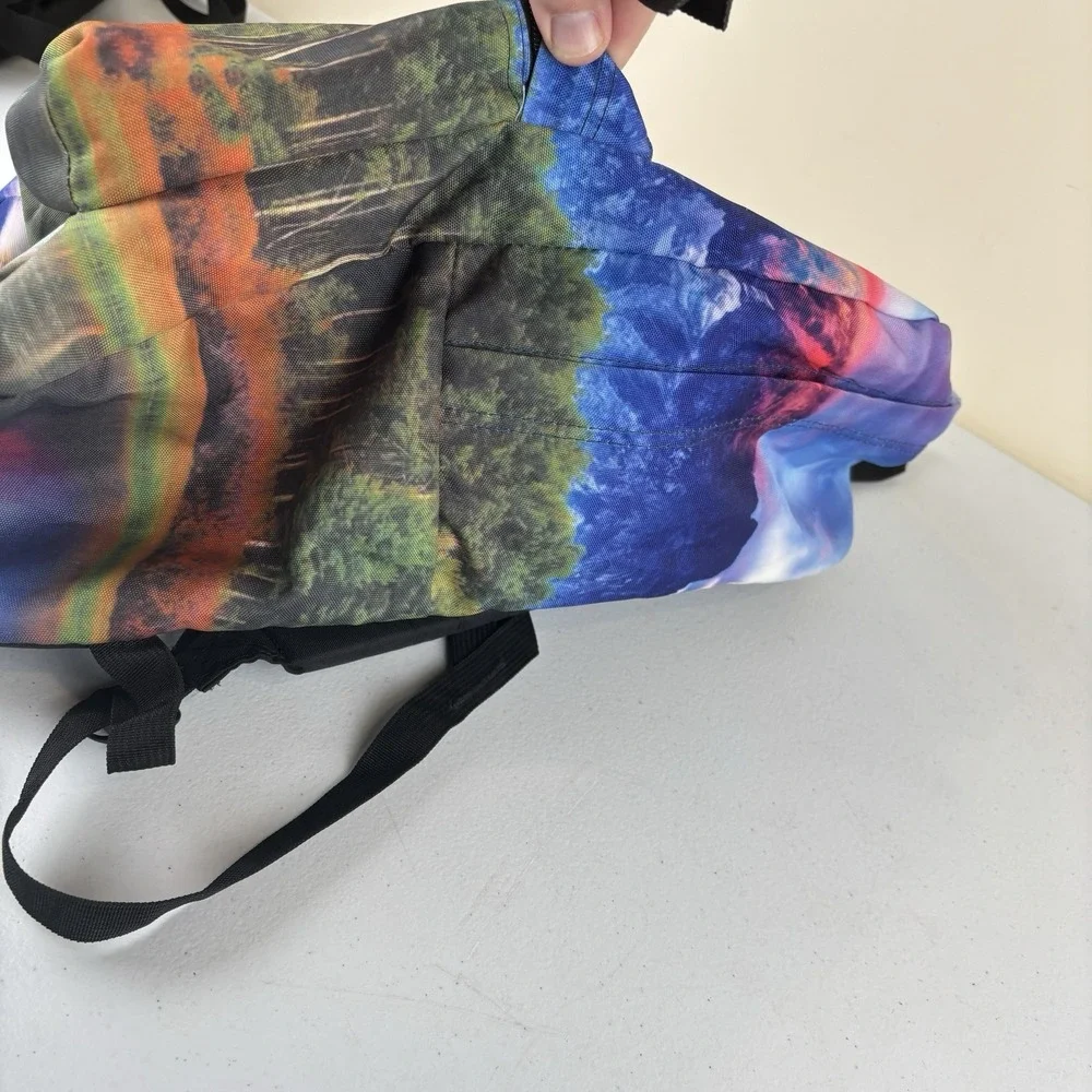 Jansport High Stakes Backpack Landscape Print Scenic Outdoor Lightweight